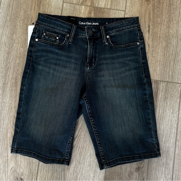 Calvin Klein Denim Bermuda Shorts - Picture 4 of 8